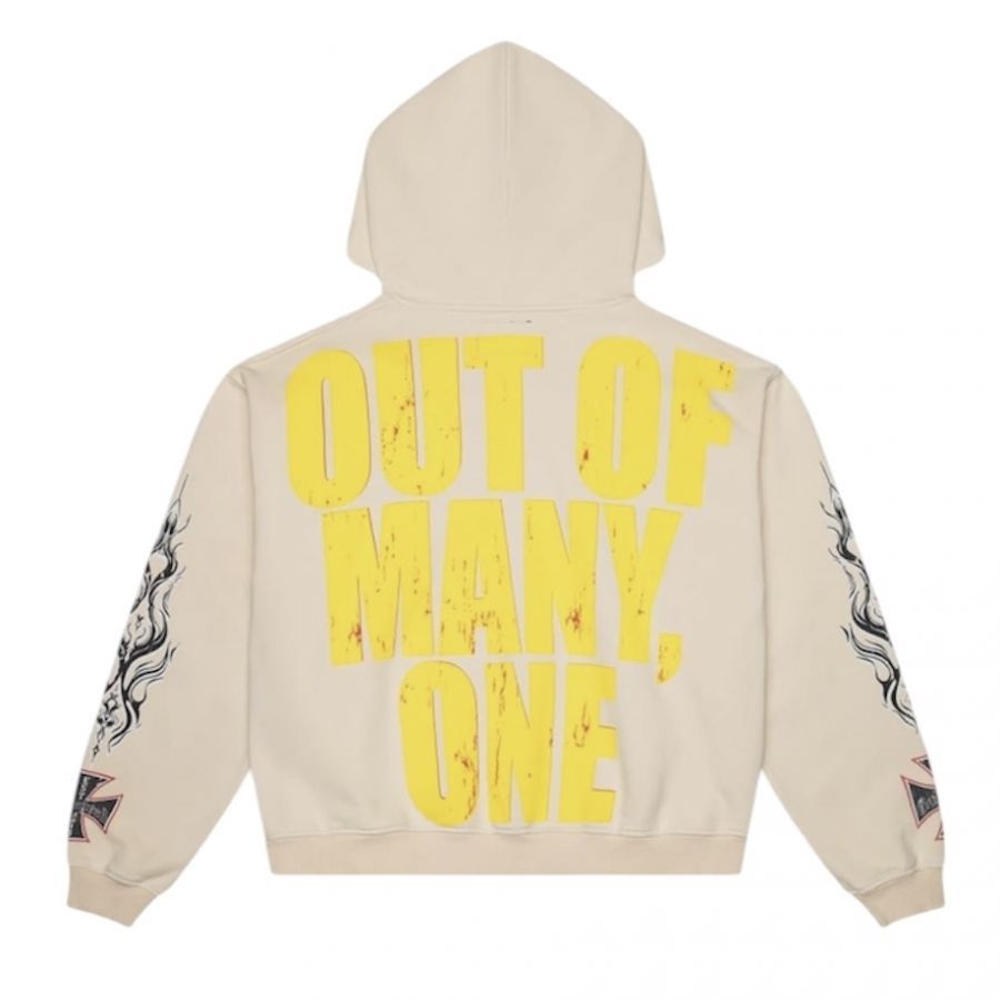 Godspeed Long Lonely Road Hoodie (Cream Wash)