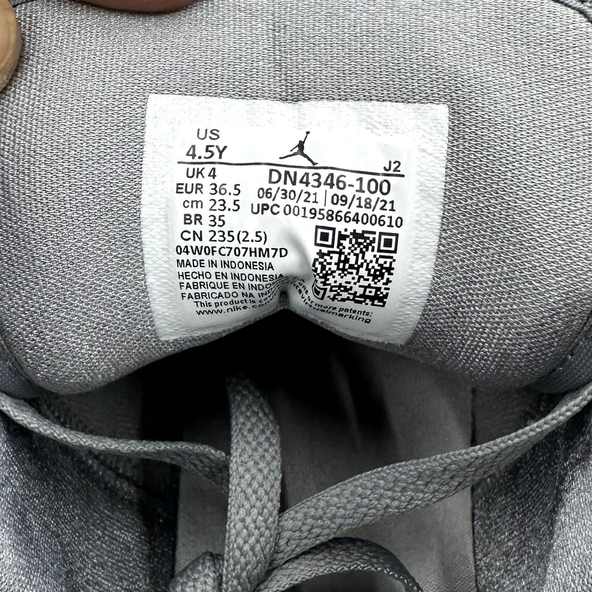 Jordan 1 Mid SE Coconut Milk Particle Grey (GS) - Preowned