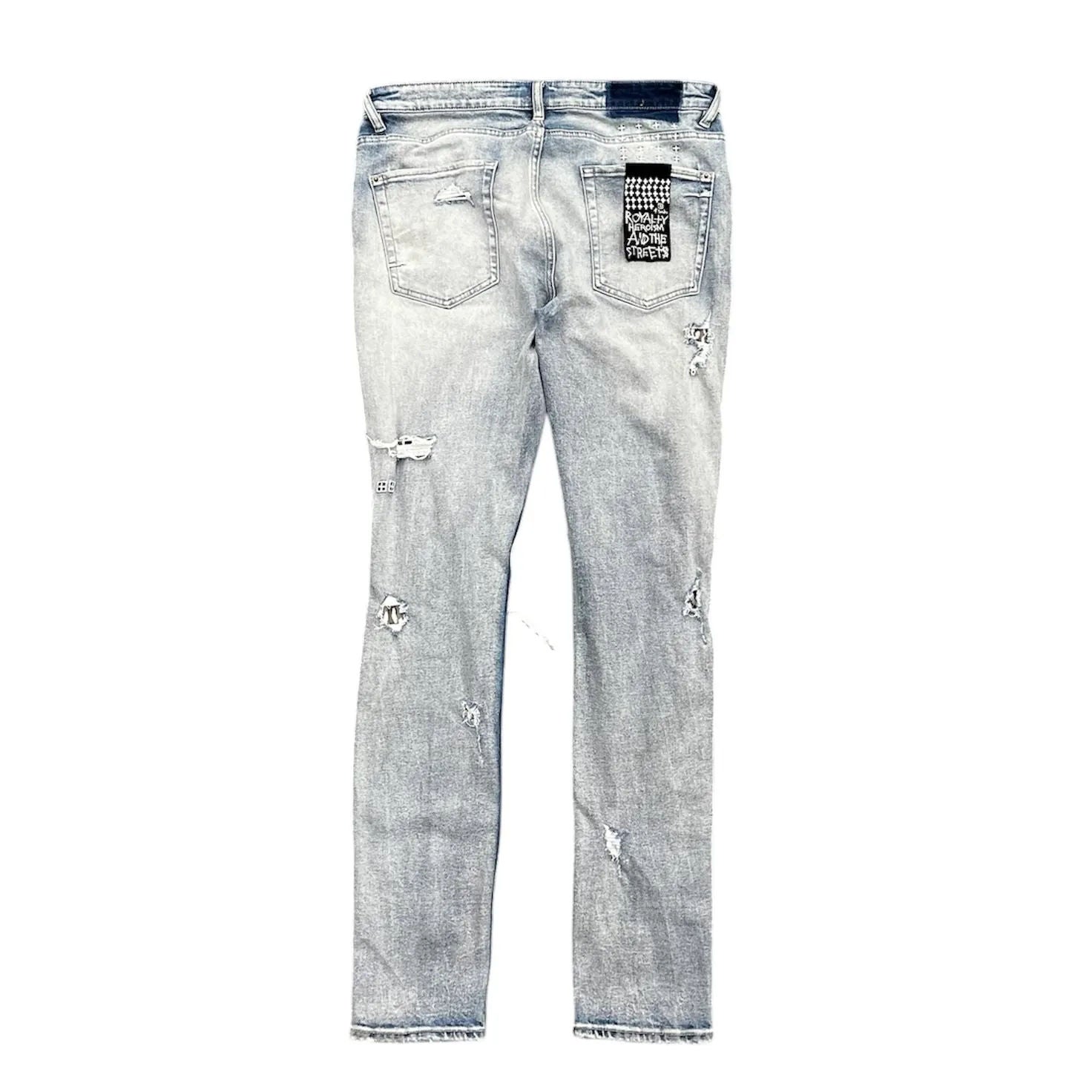 Ksubi Van Winkle Punk Blue Shred Jean - Preowned