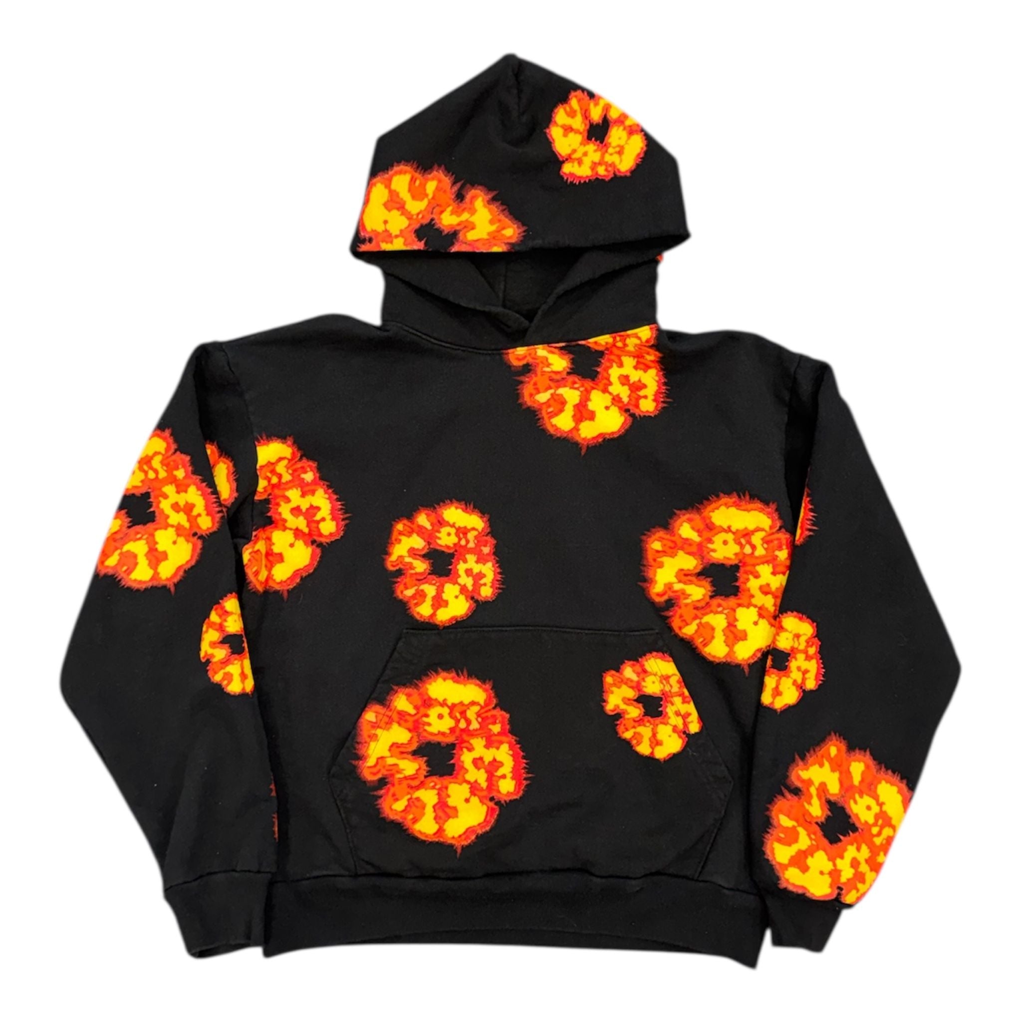 Denim Tears x Offset Wreath Hoodie Black - Preowned