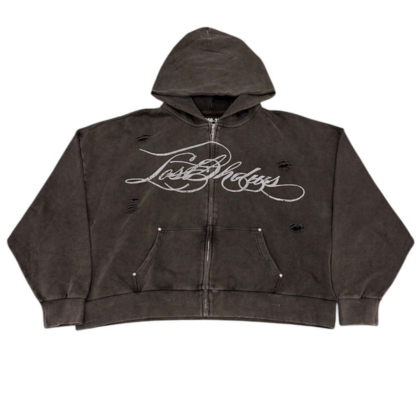 LOSTSHDWS Distressed Script Hoodie (ComplexCon Exclusive)