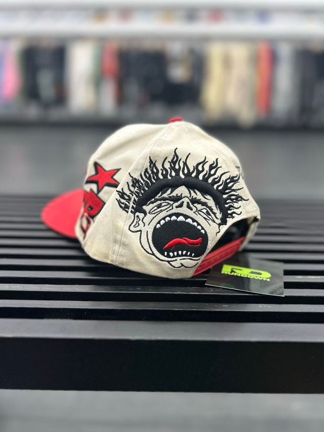 Hellstar Records Hat Snapback Red/White - Preowned
