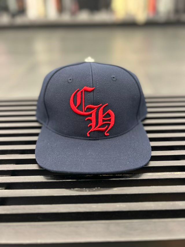 Chrome Hearts Baseball Cap (Navy/Red)