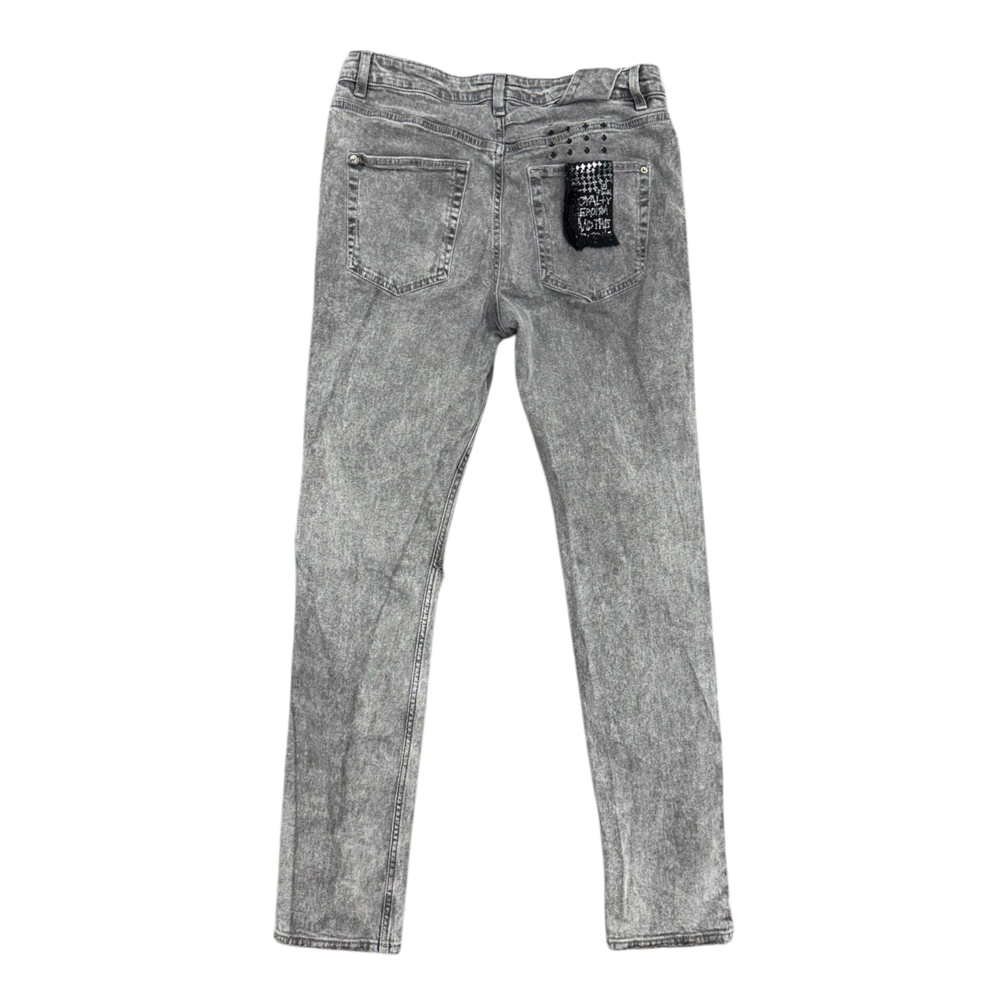 Ksubi Jean Knee Blowout Denim (Gray) - Preowned