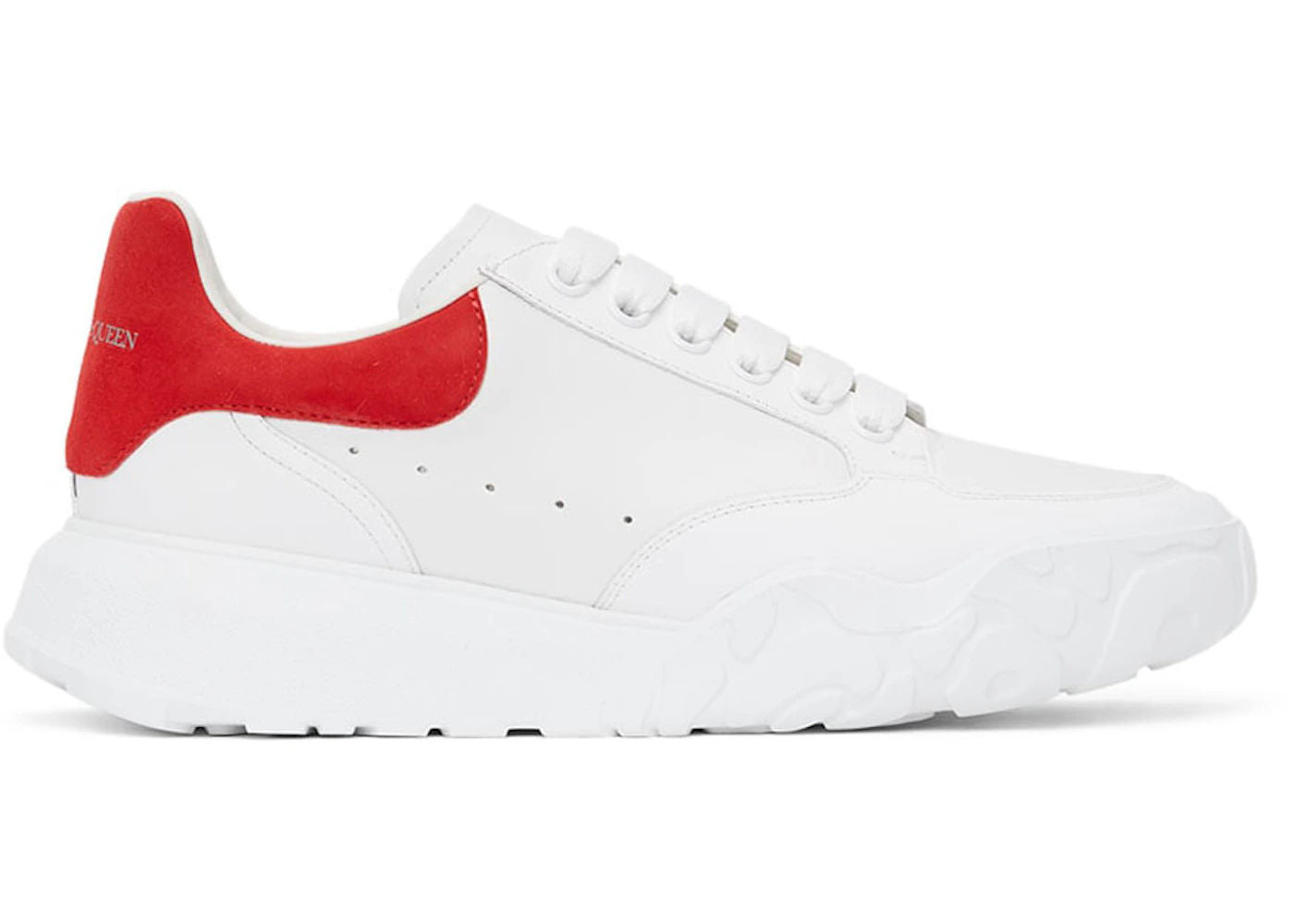 Alexander McQueen Court Trainers White Red - Preowned