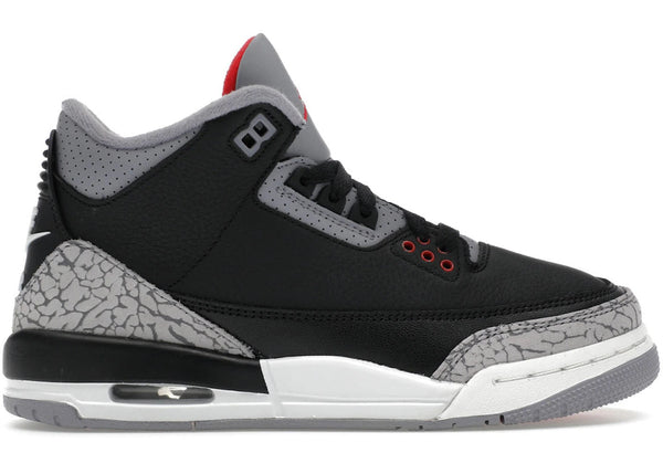 Jordan 3 Retro Black Cement (2024) (GS) - Preowned