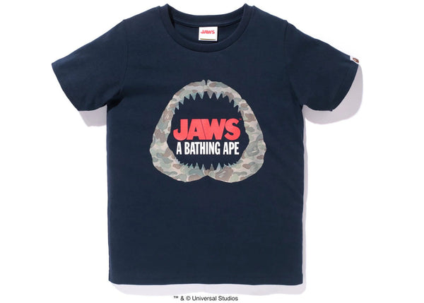 BAPE Jaws Tee 03 L Navy - Preowned