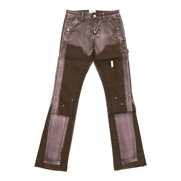 Triple 7's SevenSniper Flare Carpenter Pant (Brown)