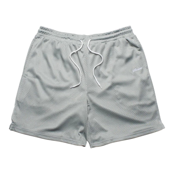 Sinclair Mini Script Mesh Shorts (Grey)