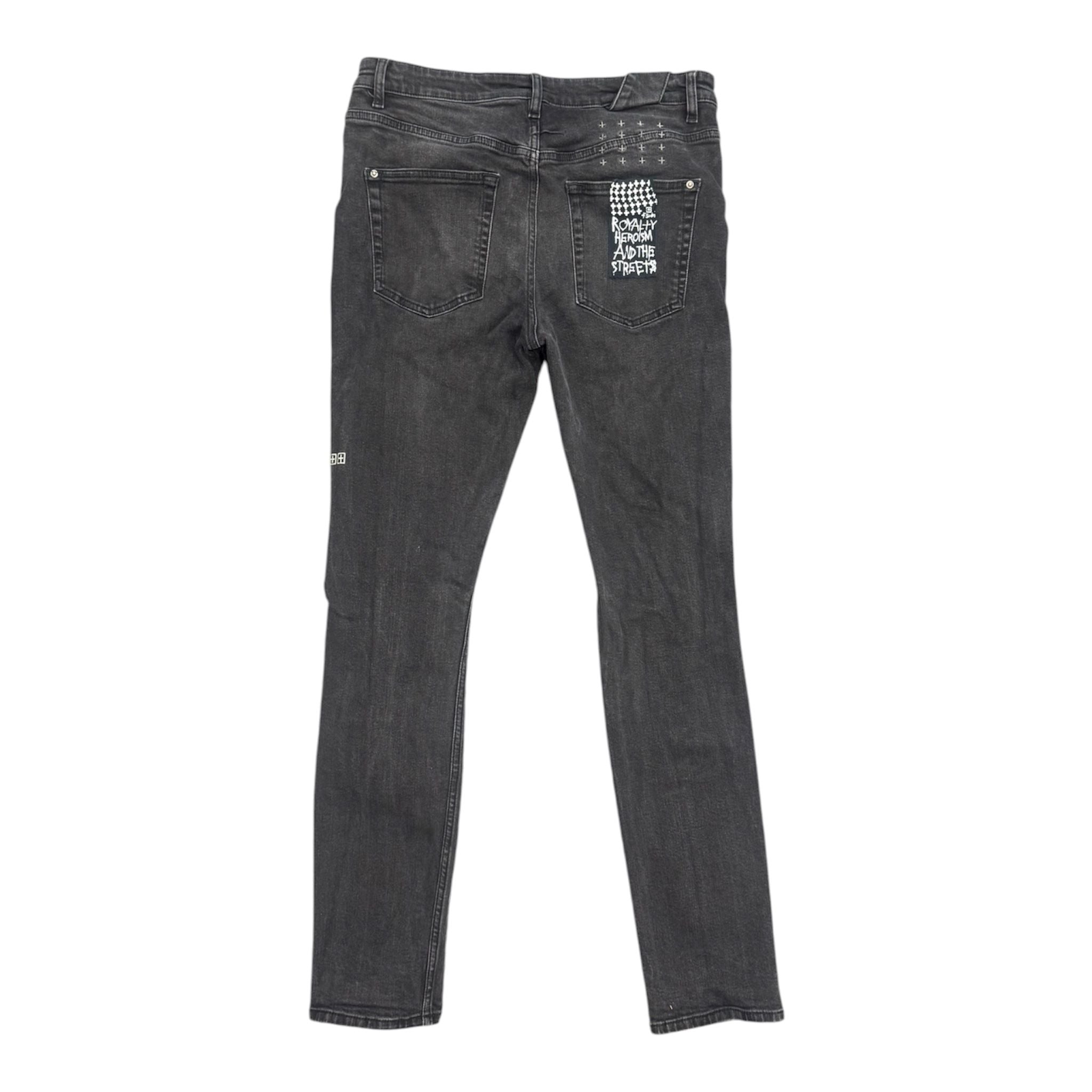 Ksubi Anti K Blackout Denim (Grey) - Preowned
