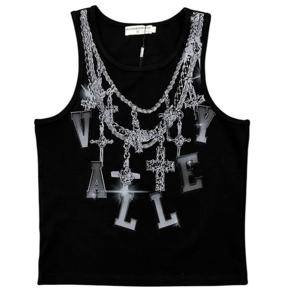 Vale Forever Chain Tank Top (Black)
