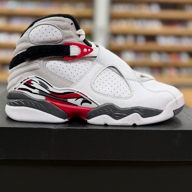 Jordan 8 Retro White True Red (2025) (GS) - Preowned