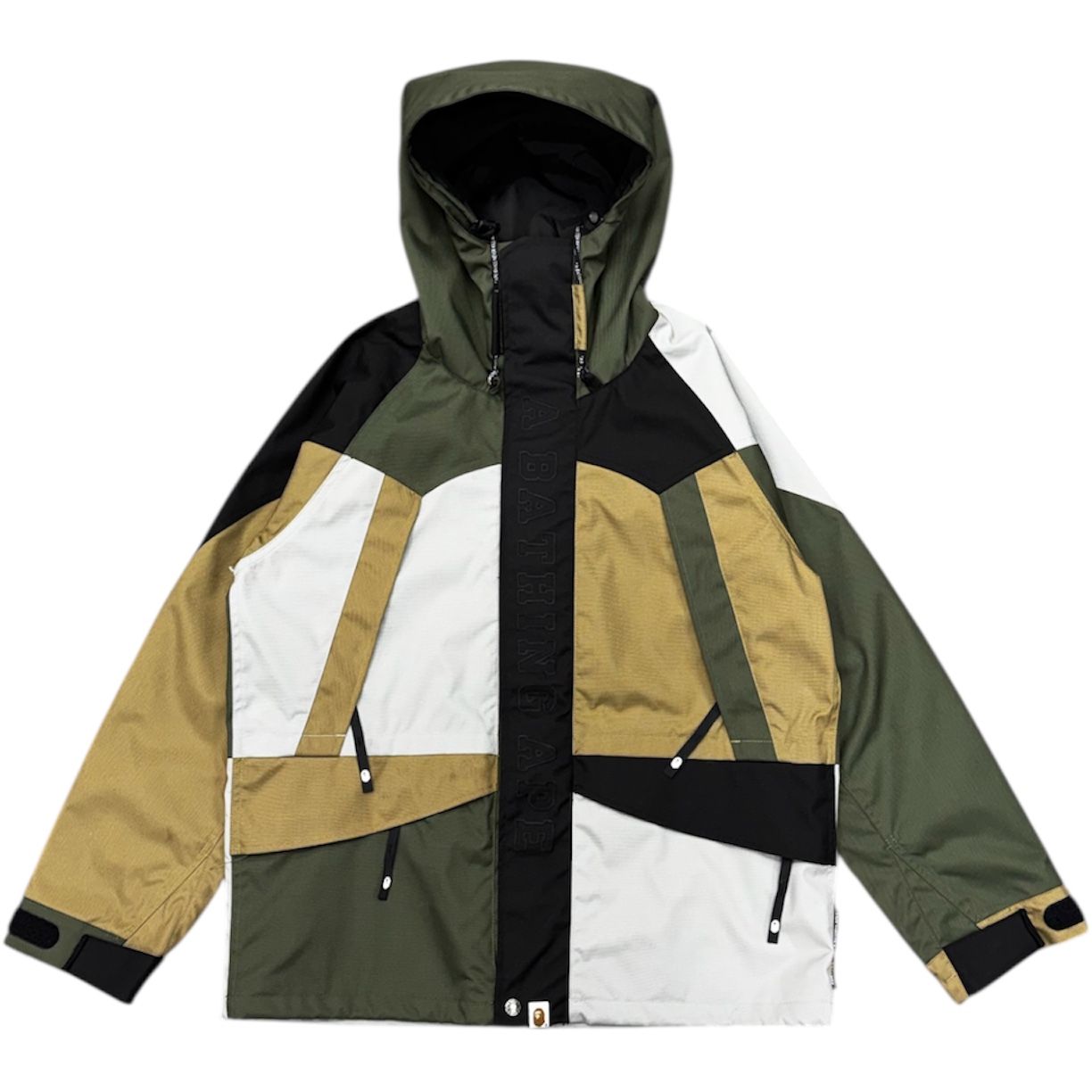Bape Color Block Cordura Snowboard Jacket (Multi) - Preowned