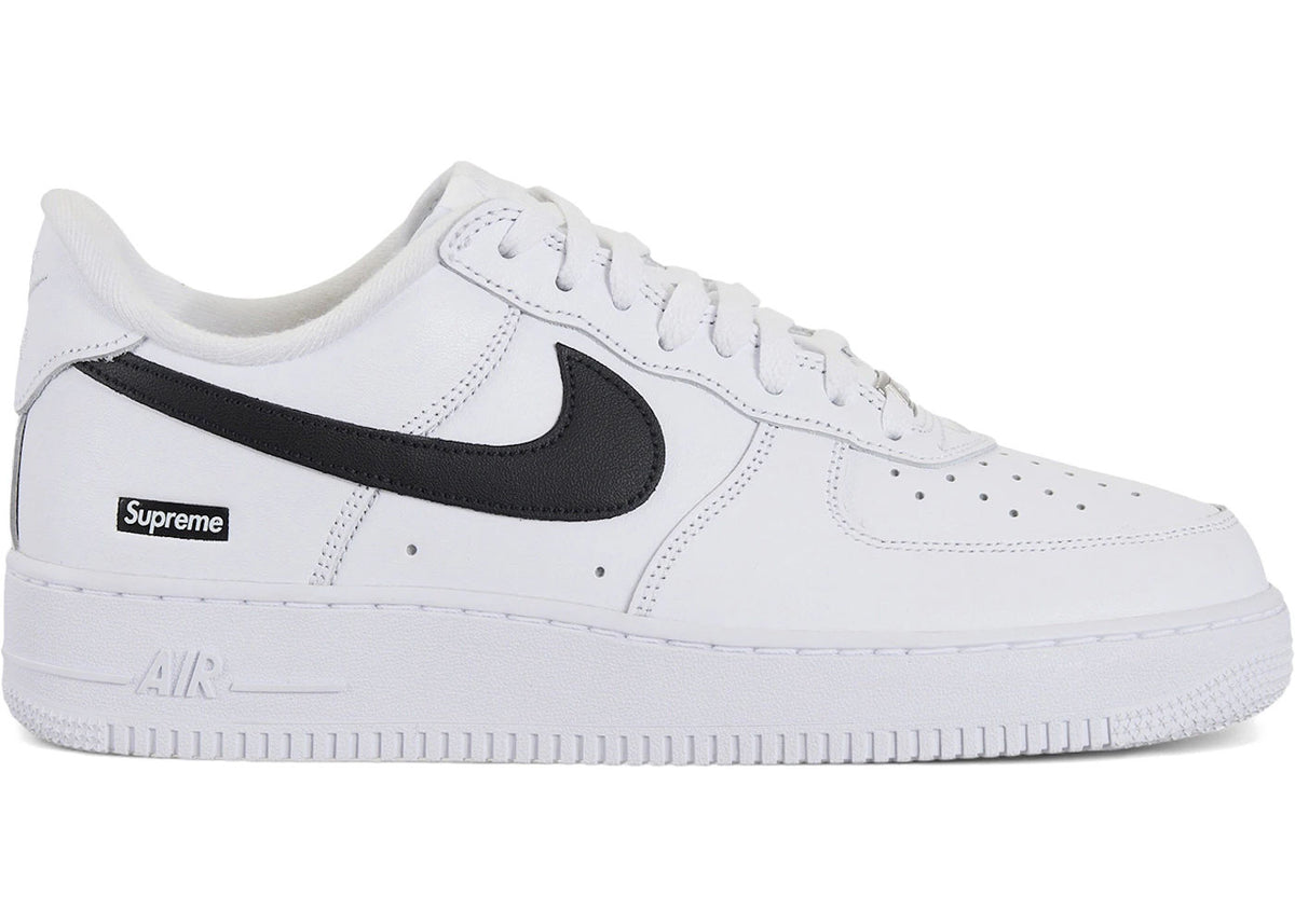 Nike Air Force 1 Low Supreme White Black - Preowned
