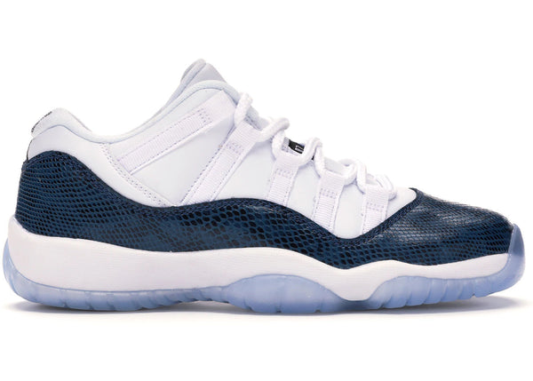 Jordan 11 Retro Low Snake Navy (2019) (GS) - Preowned