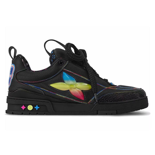 Louis Vuitton LV Skate Sneaker Black Gradient Monogram Flower