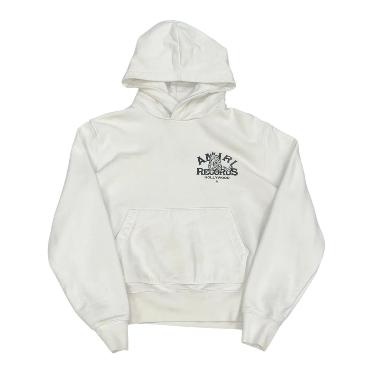 Amiri Records Wolf Hoodie (White) - Preowned