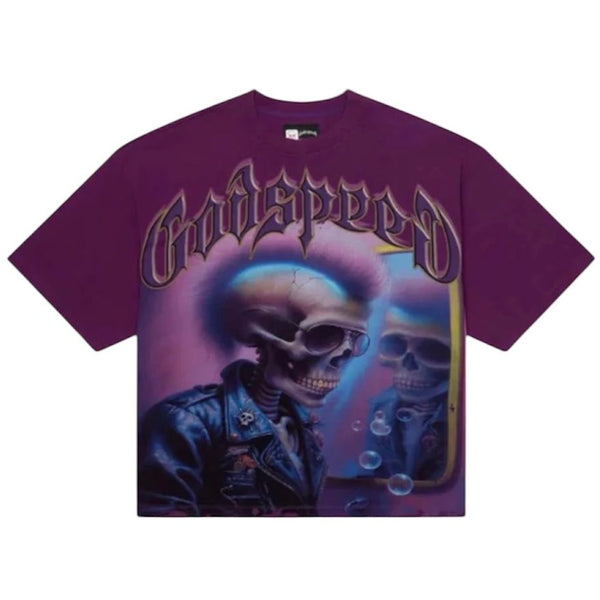 Godspeed Man in the Mirror Tee (Purple)