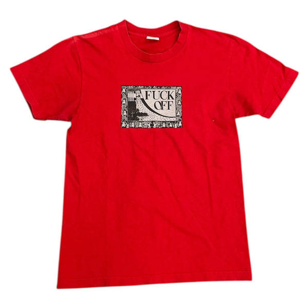 Supreme Fuck Off Tee SS16 (Red) - Preowned