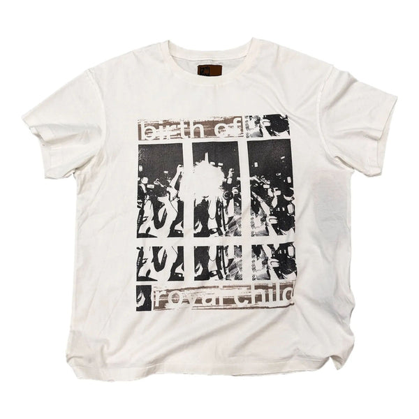 Birth of Royal Child Flashligh Vintage Tee WHite