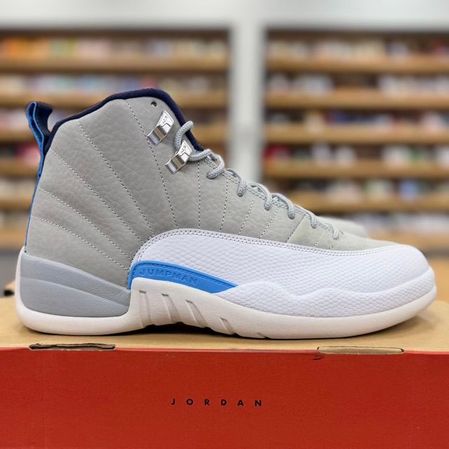 Jordan 12 Retro Grey University Blue - Preowned