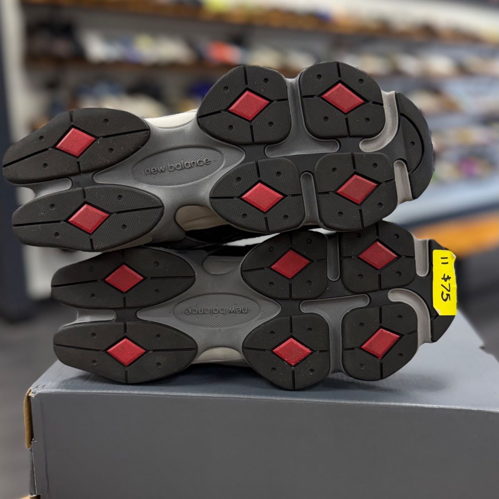 New Balance 9060 Black Castlerock Grey - Preowned