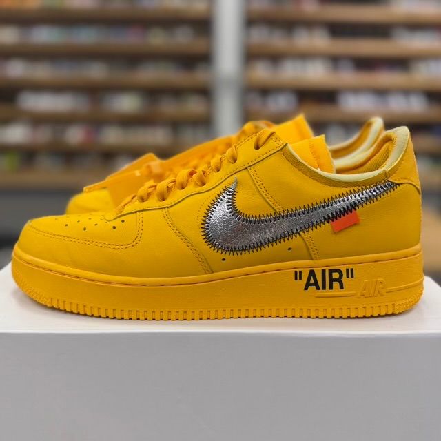 Nike Air Force 1 Low Off-White ICA University Gold - Preowned