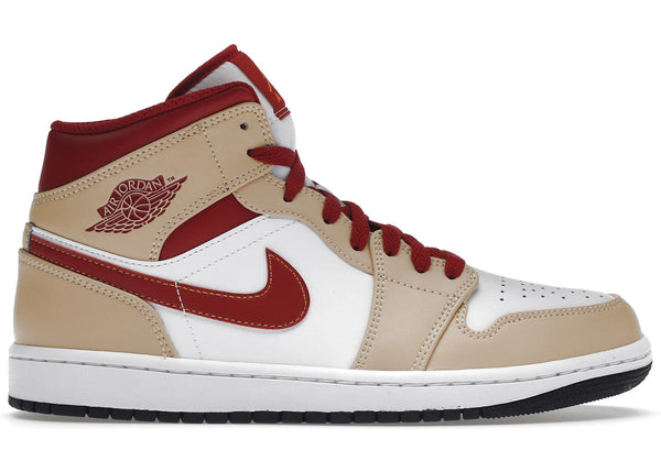 BRAND NEW STEAL Jordan 1 Mid Light Curry Cardinal