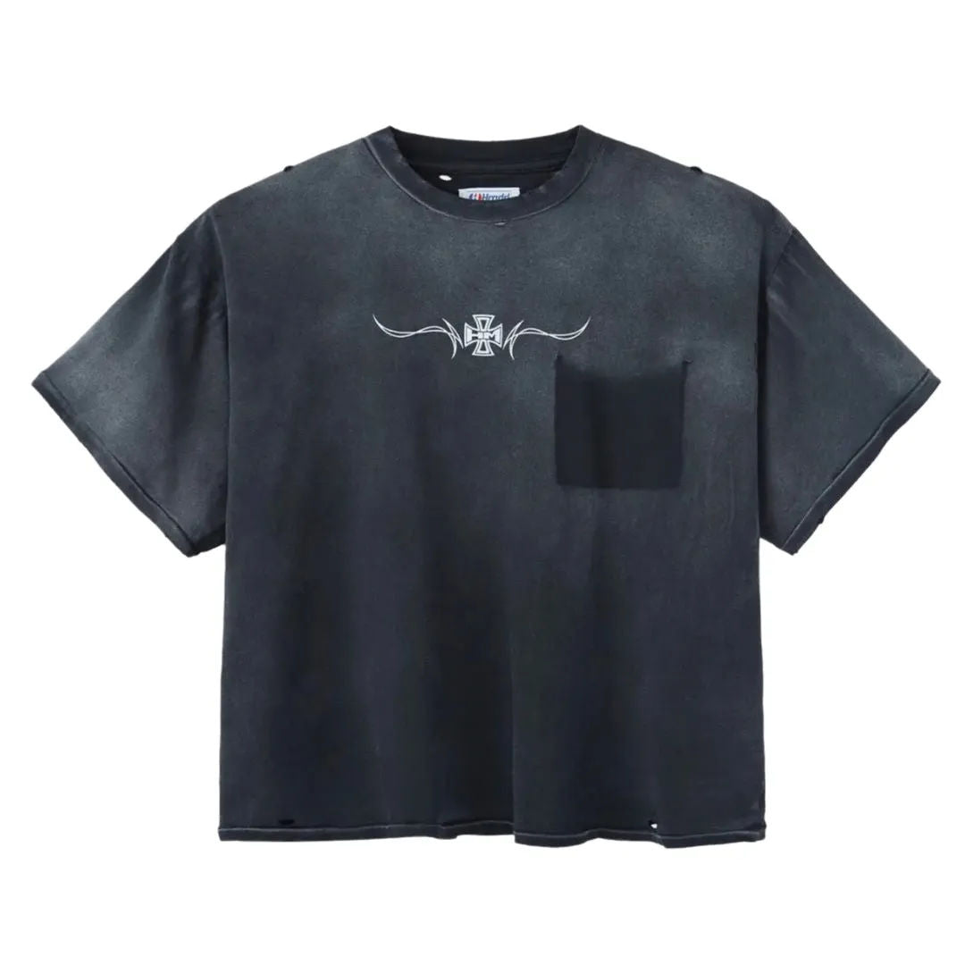 HMDD Chimmers Ghost Vintage Pocket Tee (Black) - Preowned
