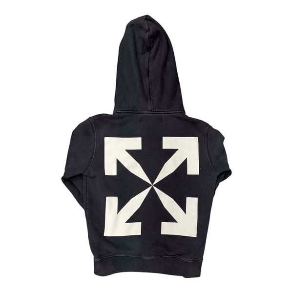 OFF-WHITE Slim Fit Pascal Hoodie Black/White - Preowned