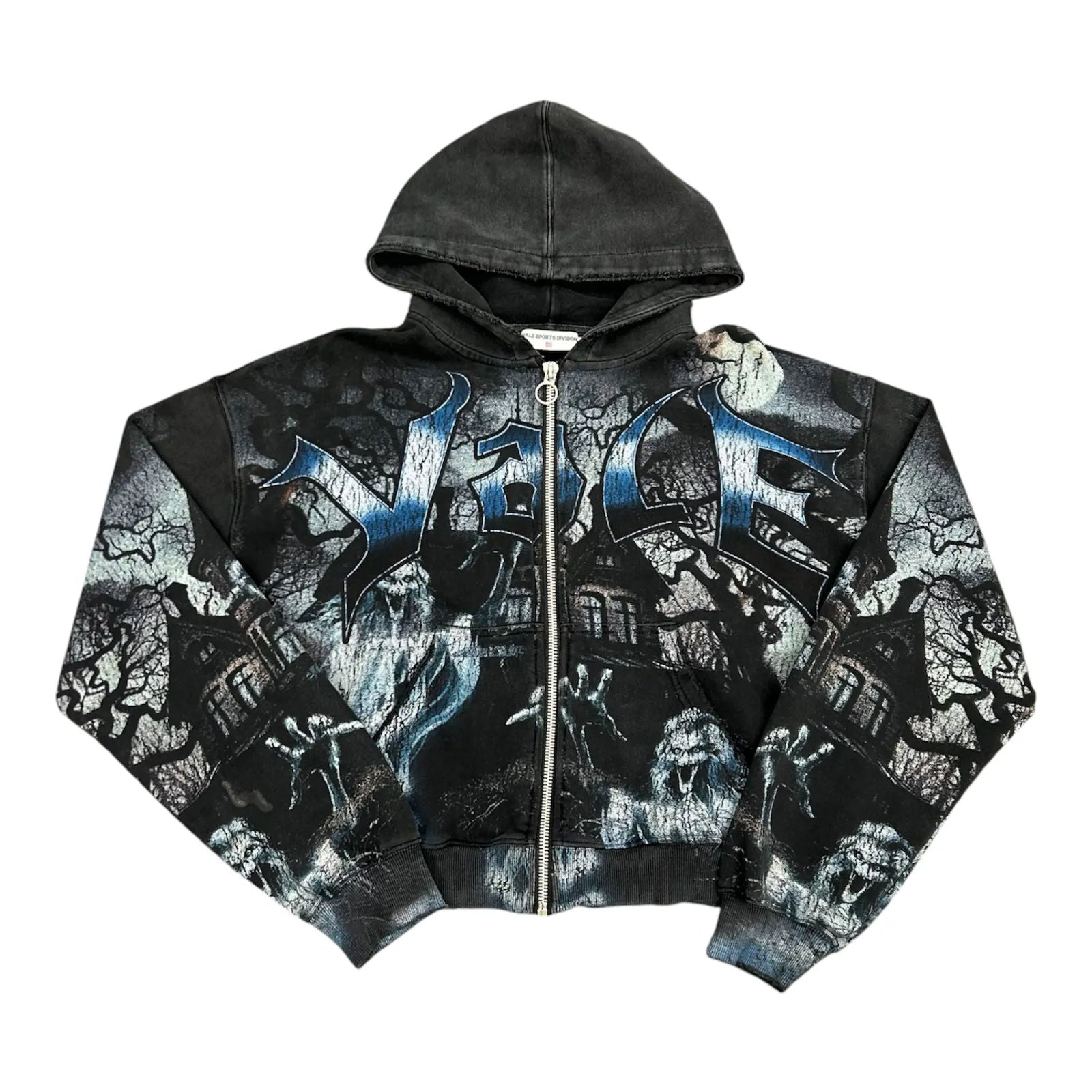 Vale Forever Casper Zip Up Hoodie (Black) - Preowned