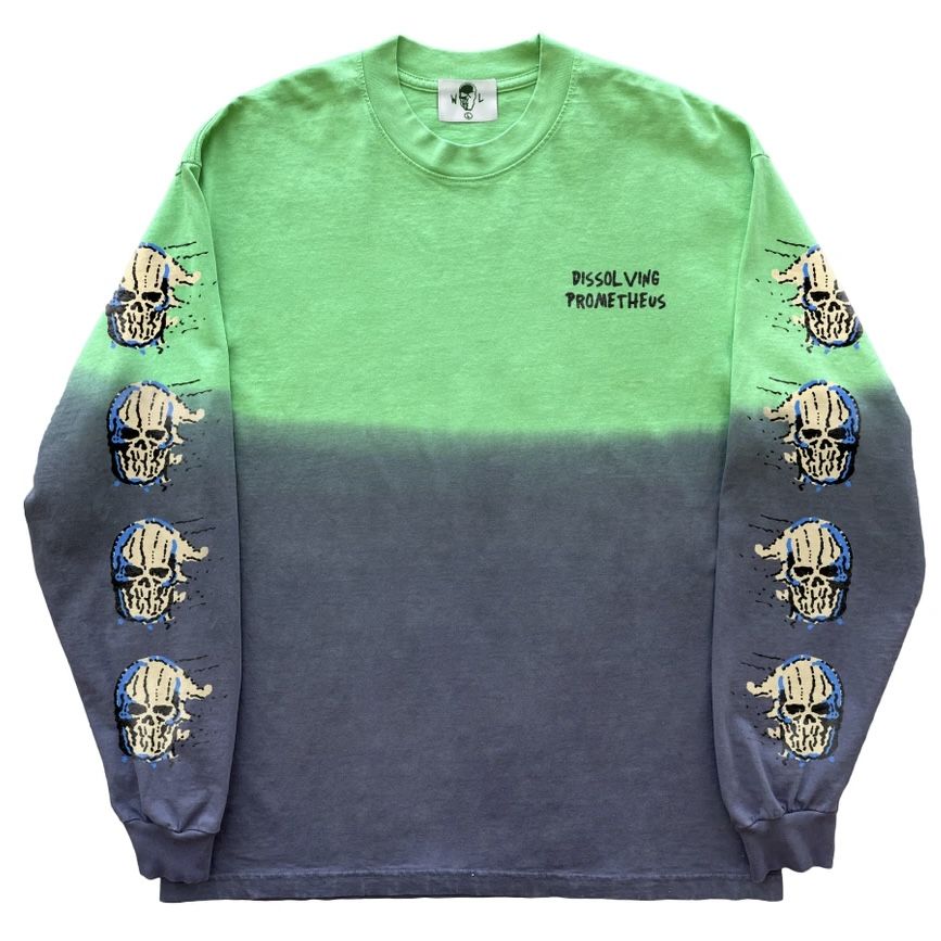 Warren Lotas Dissolving Prometheus L/S Tee (Green Ombre)