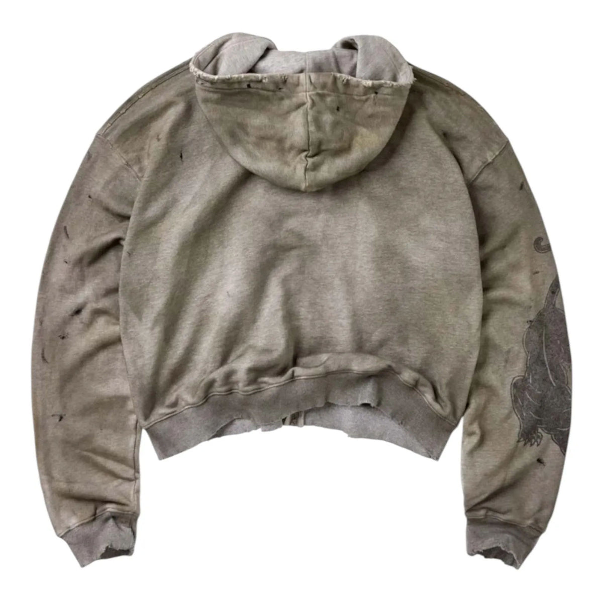 Vale Forever Varsity Zip Up Hoodie (Grey)