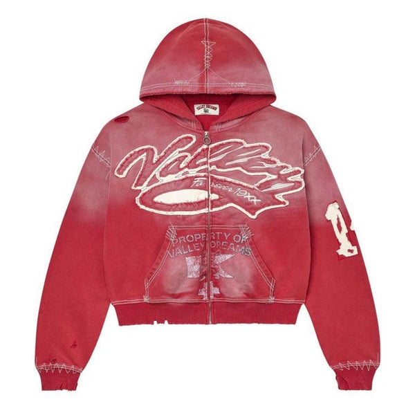 Vale Forever Religeon Zip Up Hoodie (Burn)