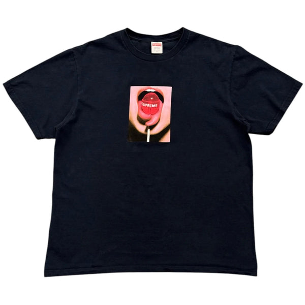 Supreme Lollipop Tee (Navy) - Preowned