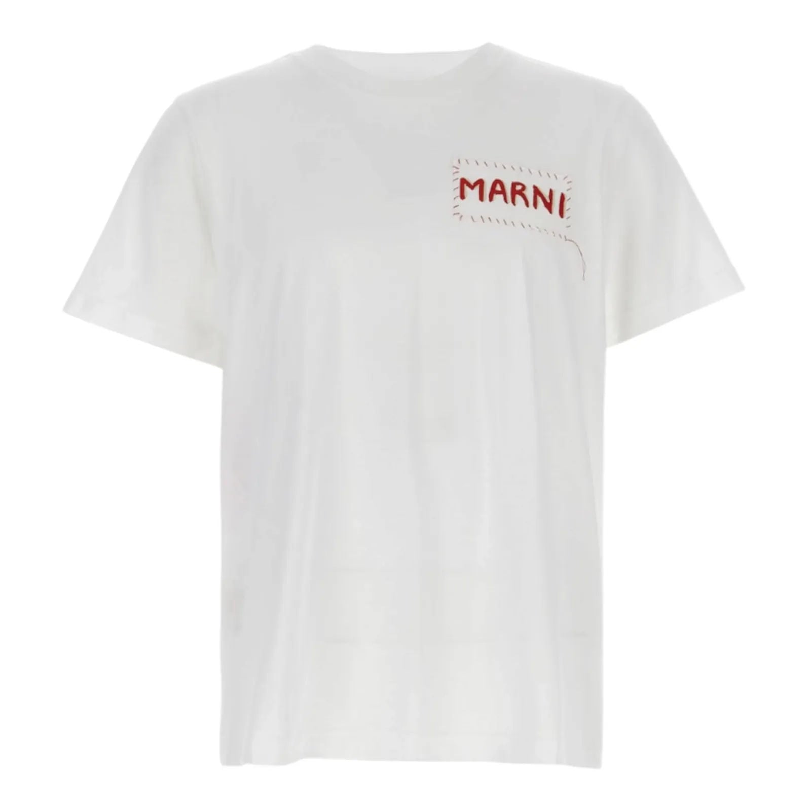 Marni Patch Tee (White) - Preowned