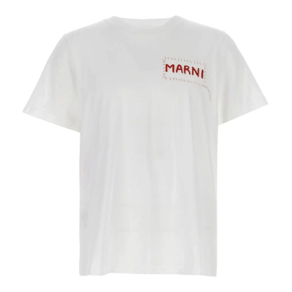 Marni Patch Tee (White) - Preowned