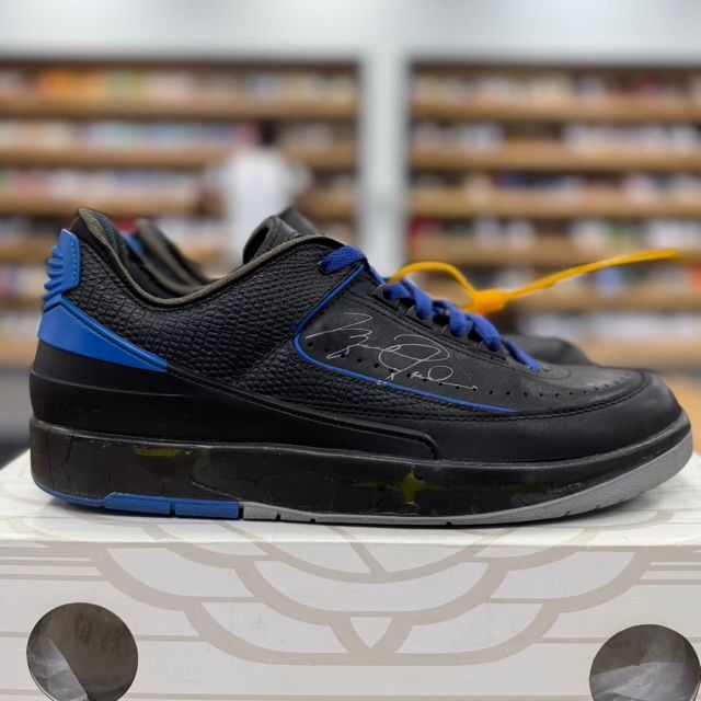 Jordan 2 Retro Low SP Off-White Black Blue - Preowned