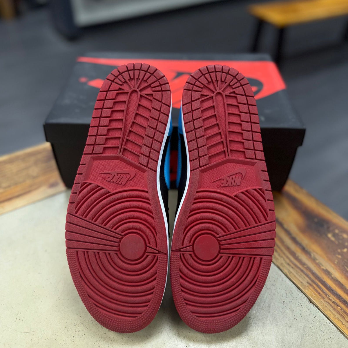 Jordan 1 Retro Low OG NC to Chi (Women's) - Preowned