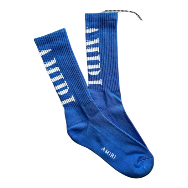 Amiri Core Logo Socks (Blue)