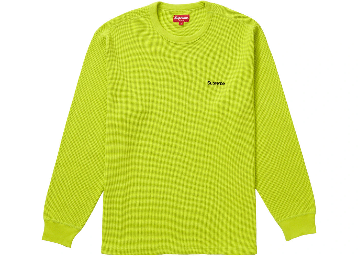 Supreme HQ Waffle Thermal Acid Green - Preowned