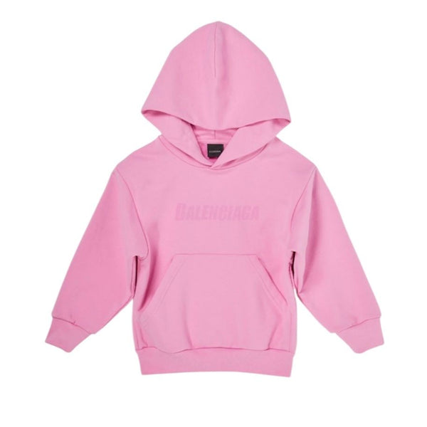 Balenciaga Caps Hoodie (Pink) (Kids)
