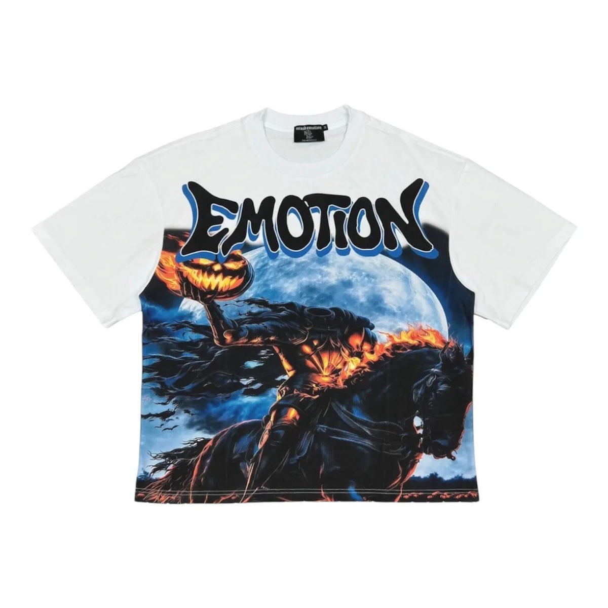 Mixed Emotion Midnight Rider Tee (White)
