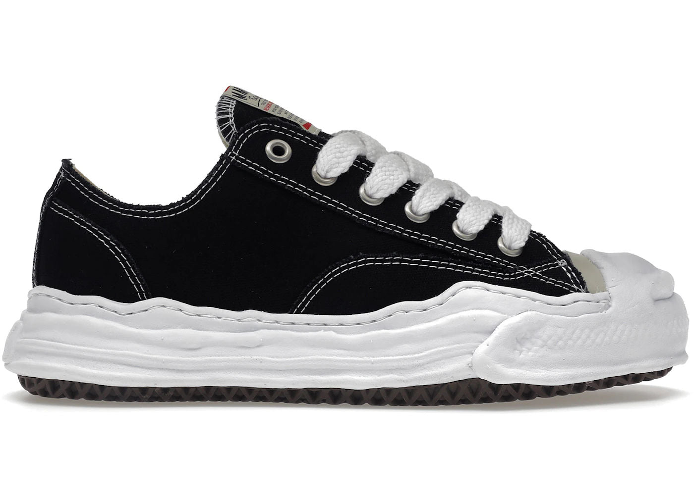 Maison Mihara Yasuhiro Hank OG Sole Canvas Low Black - Preowned