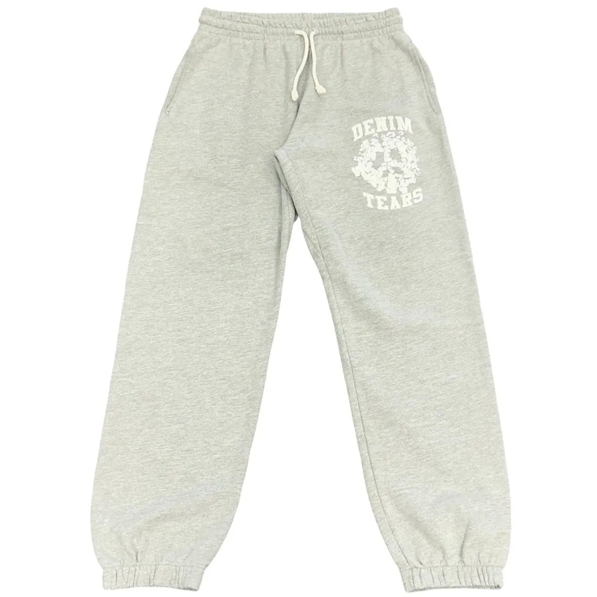 Denim Tears Cotton Wreath Peace University Sweatpant (Heather Grey) - Preowned