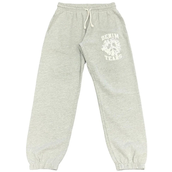 Denim Tears Cotton Wreath Peace University Sweatpant (Heather Grey) - Preowned