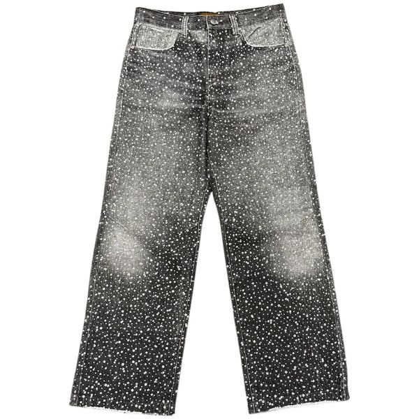 Birth Of A Royal Child 20k Swarovski Diamond Boro Jean (Black) - Preowned