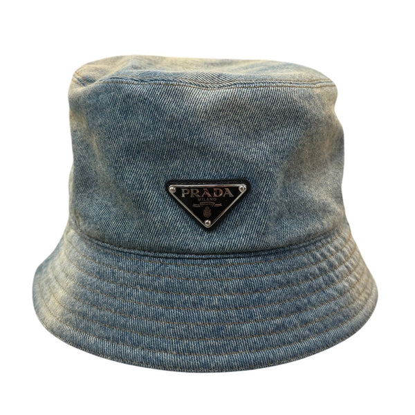 Prada Denim Bucket Hat (Indigo)