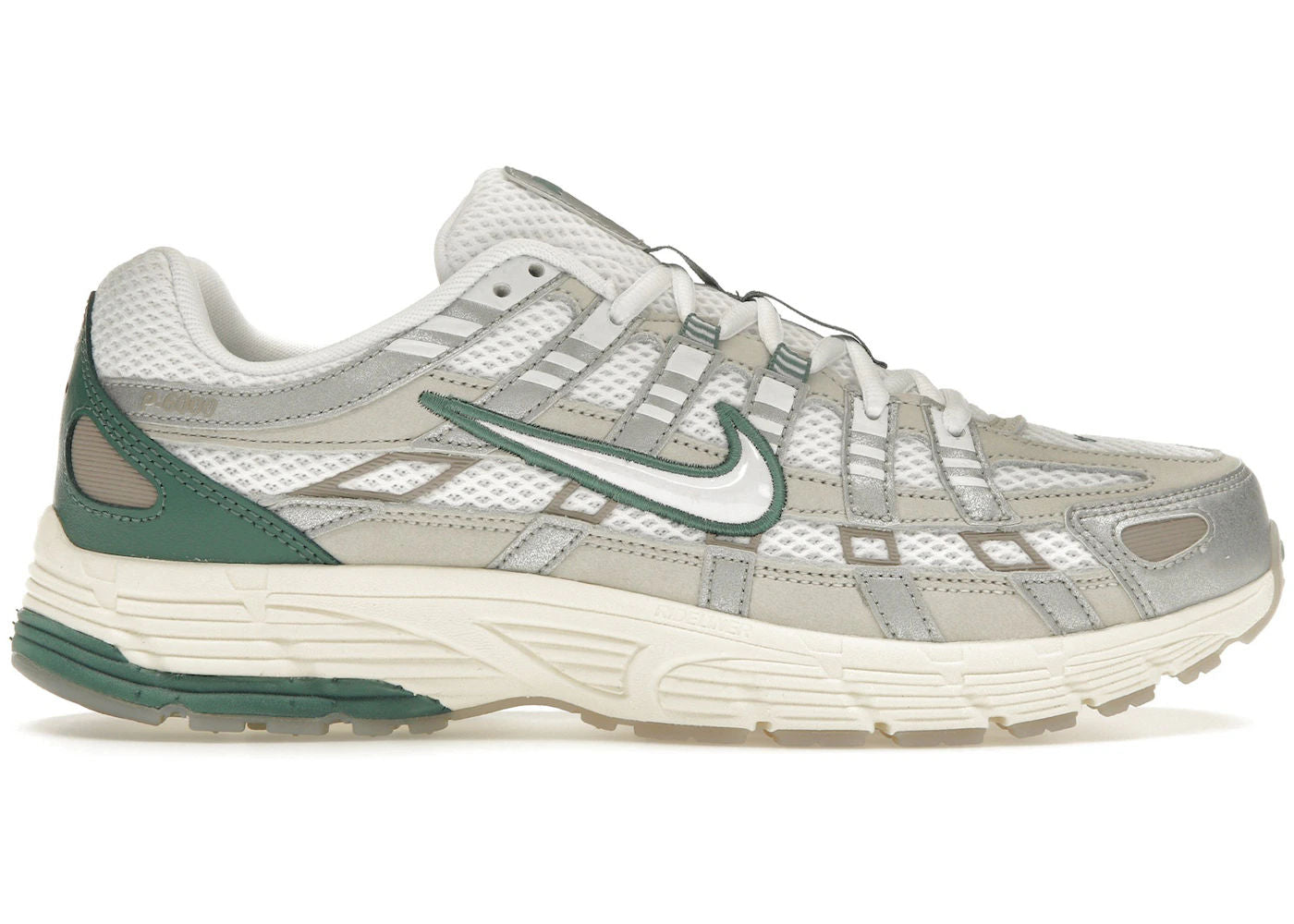 Nike P-6000 Premium Light Bone Bicoastal Green - Preowned