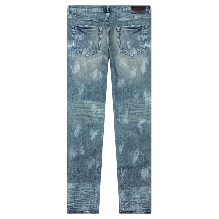Purple Brand Denim "Mid Indigo Hard Wax Jeans" - Preowned